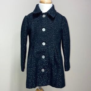 Cherokee black sparkly dress coat 4t